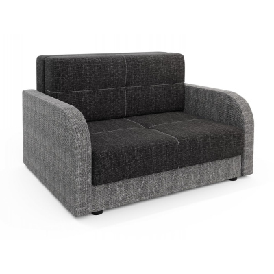 Multifunktionales zweisitziges Modesofa ARIA 2 – schwarz 2 / grau 2