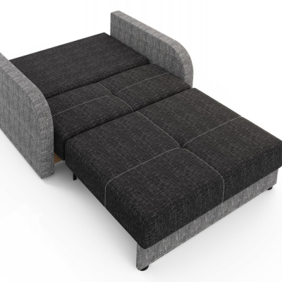 Multifunktionales zweisitziges Modesofa ARIA 2 – schwarz 2 / grau 2