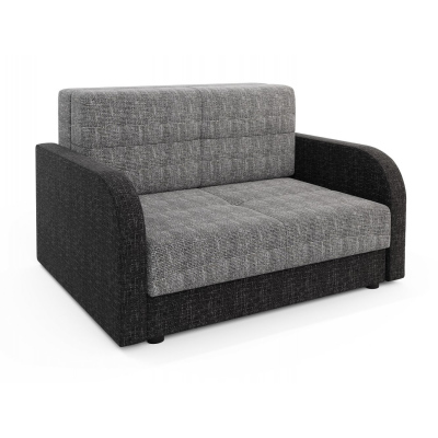 Multifunktionales zweisitziges Modesofa ARIA 2 – grau 2 / schwarz 2