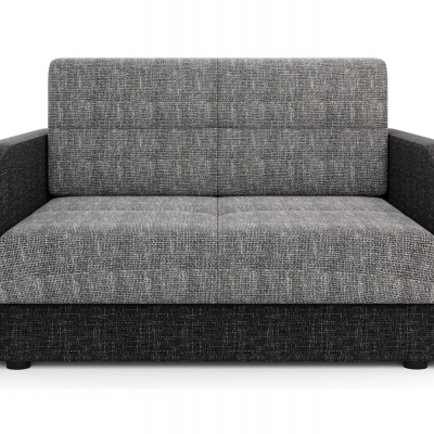 Multifunktionales zweisitziges Modesofa ARIA 2 – grau 2 / schwarz 2