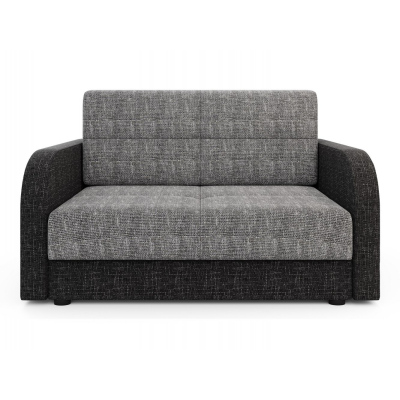 Multifunktionales zweisitziges Modesofa ARIA 2 – grau 2 / schwarz 2