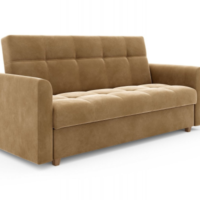 Sofa mit Stauraum LARSEN – dunkelbeige