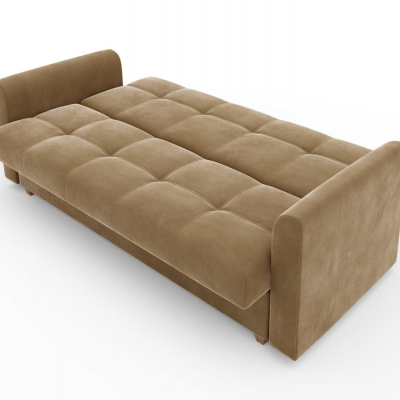 Sofa mit Stauraum LARSEN – dunkelbeige