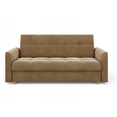 Sofa mit Stauraum LARSEN – dunkelbeige