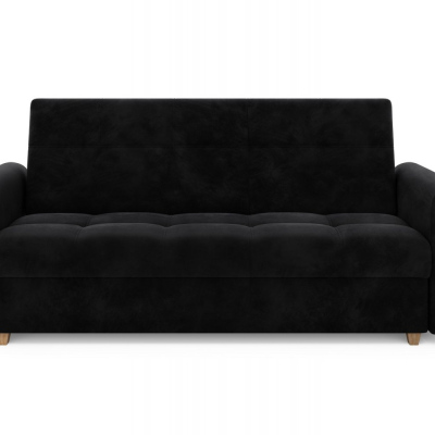 Sofa mit Stauraum LARSEN – schwarz