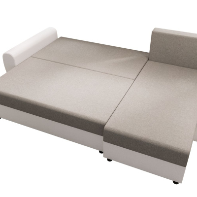 Elegante Couchgarnitur FLORIANA – dunkelbraun / braun