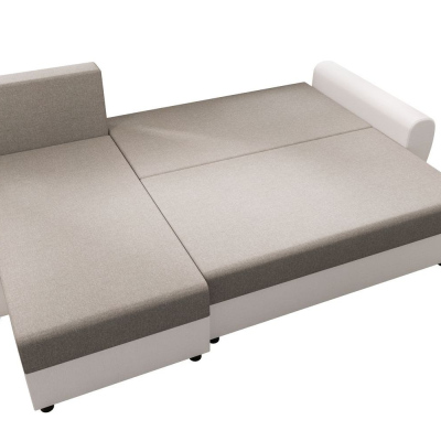 Elegante Couchgarnitur FLORIANA – dunkelbraun / braun