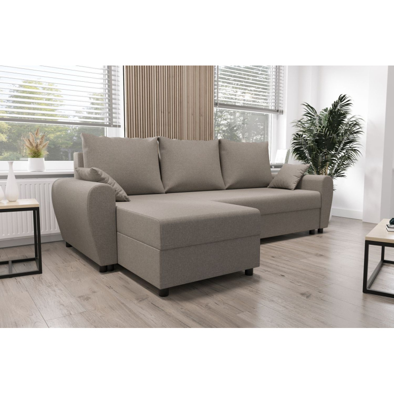 Elegante Couchgarnitur FLORIANA – hellgrau