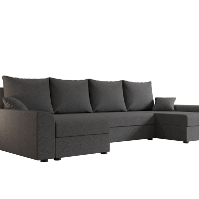 Elegante U-Form Couchgarnitur DAGMAR – grau