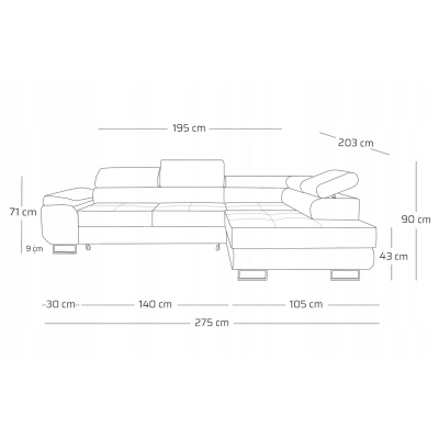 Designer-Couchgarnitur WILFRED – Grau 2