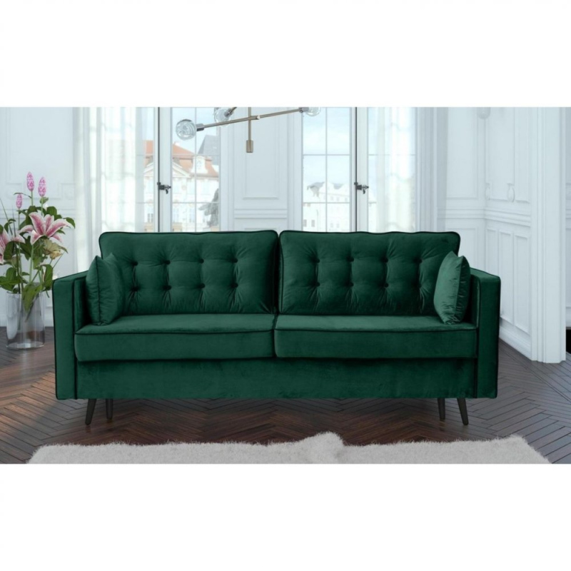 Dunkelgrünes Sofa BECKY