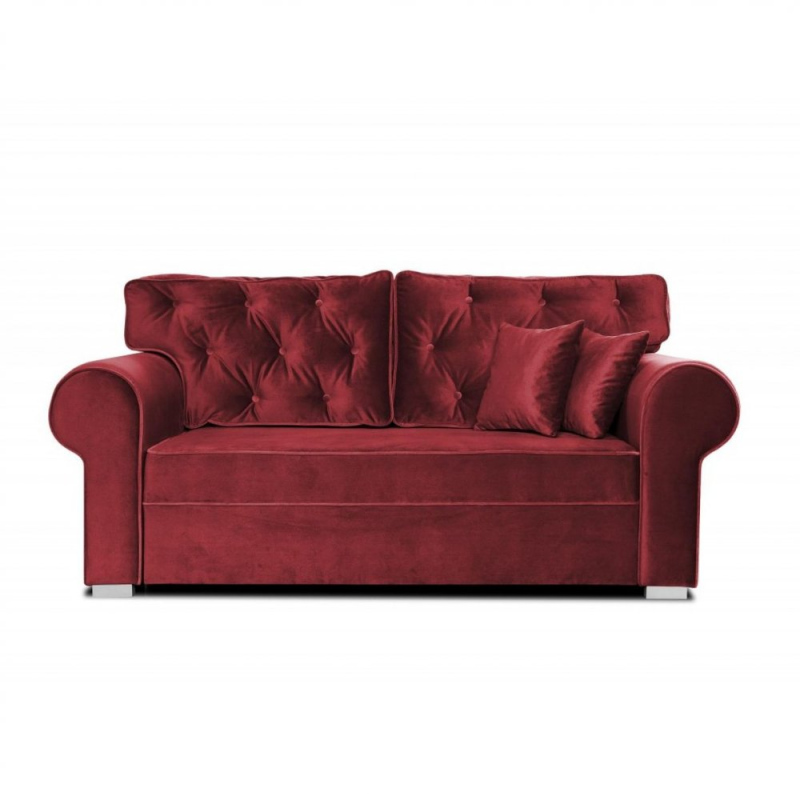 Zweisitzer-Sofa MIRA – rot