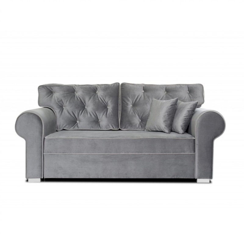 Zweisitzer-Sofa MIRA – grau