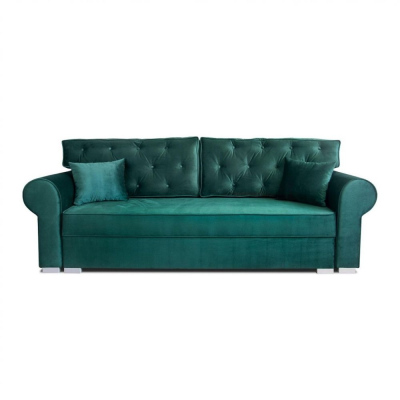 Dreisitziges Sofa MIRA – grün