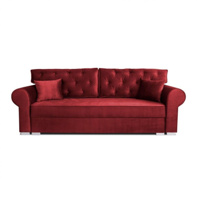 Dreisitziges Sofa MIRA – rot