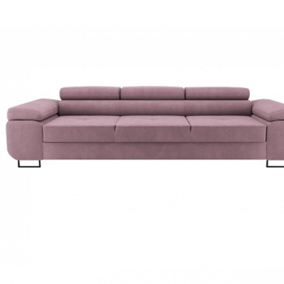 Sofa mit verstellbaren Kopfstützen WILFRED 3 – rosa 2