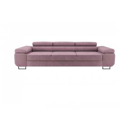 Sofa mit verstellbaren Kopfstützen WILFRED 3 – rosa 2