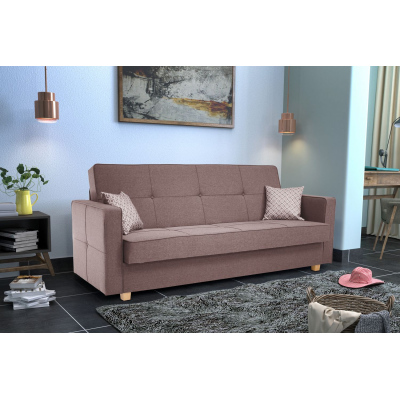 Elegantes Retro-Sofa MARTHA – braun