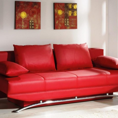 Bequemes Sofa ONNI – rot