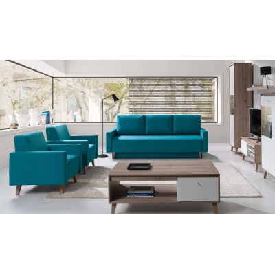 Sofa mit Stauraum ODIN – blau