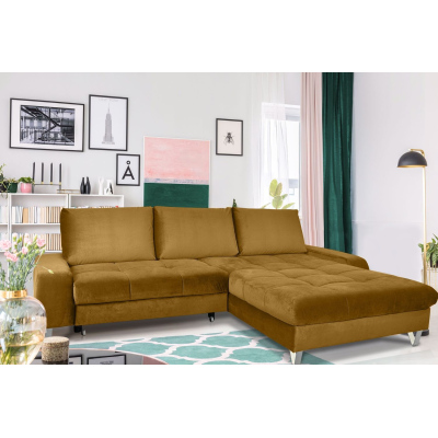 Elegante Couchgarnitur HARVEY, braun