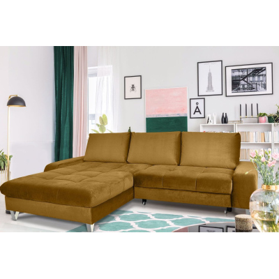 Elegante Couchgarnitur HARVEY, braun