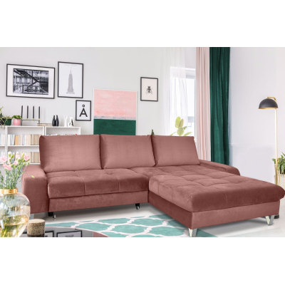 Elegante Couchgarnitur HARVEY, rosa