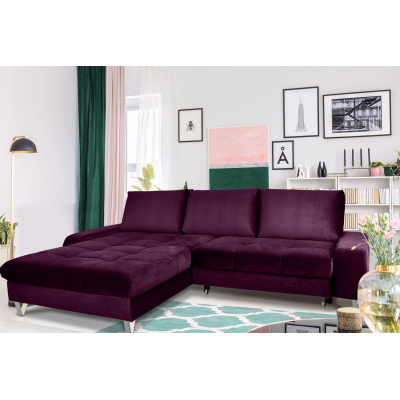 Elegante Couchgarnitur HARVEY, lila