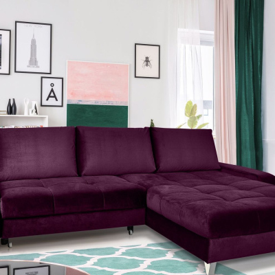 Elegante Couchgarnitur HARVEY, lila