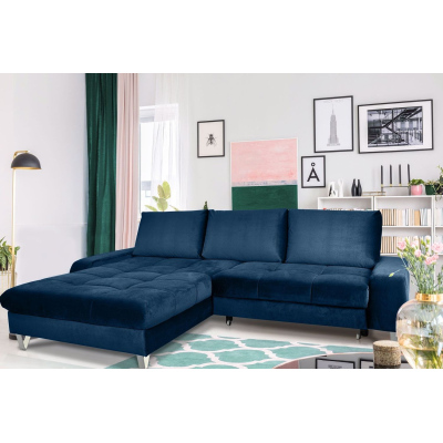 Elegante Couchgarnitur HARVEY, blau