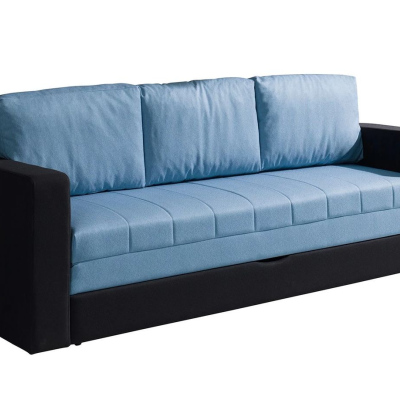 Couch mit Stauraum CONNOR – Blau