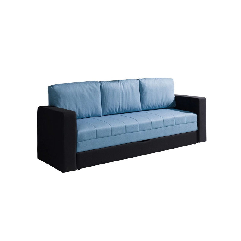 Couch mit Stauraum CONNOR – Blau