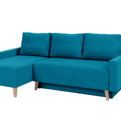 Polstercouch mit Stauraum ODIN – Blau