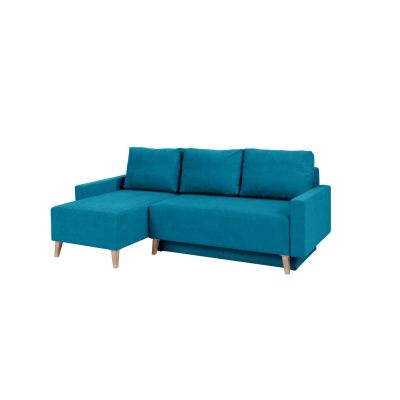 Polstercouch mit Stauraum ODIN – Blau