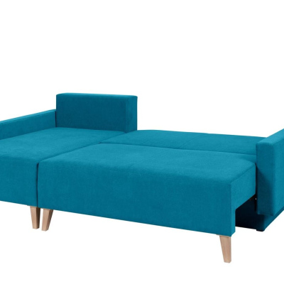 Polstercouch mit Stauraum ODIN – Blau