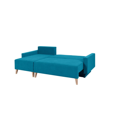 Polstercouch mit Stauraum ODIN – Blau