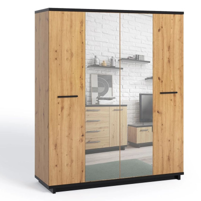 Kleiderschrank mit Spiegel 180 ISOLDA