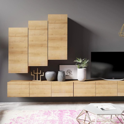 Hänge-Wandschrank CONNOR –⁠⁠⁠⁠⁠⁠ Eiche Gold