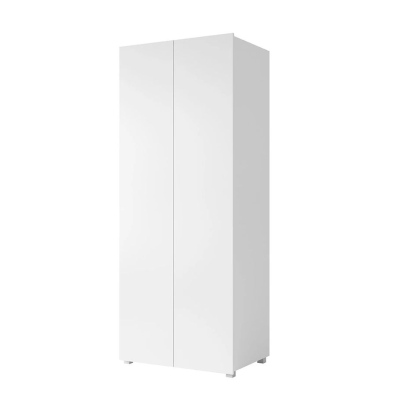 Zweitüriger Kleiderschrank CONNOR – Breite 80 cm, weiß