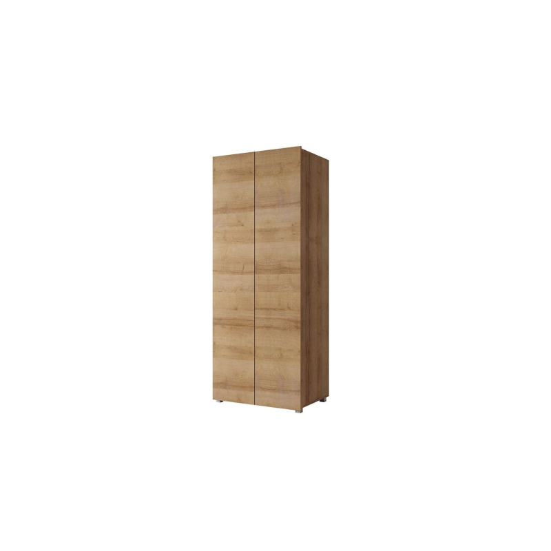 Zweitüriger Kleiderschrank CONNOR – Breite 80 cm, braun