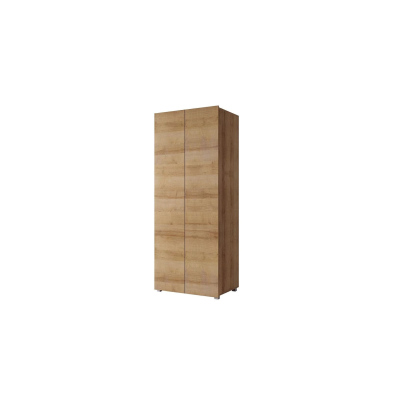 Zweitüriger Kleiderschrank CONNOR – Breite 80 cm, braun