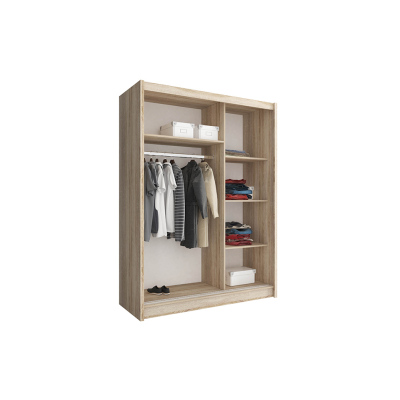 Kleiderschrank 150 cm WESTON – weiß