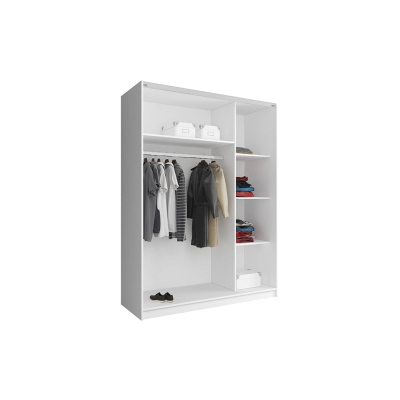 Kleiderschrank 150 cm MELODY 1 – Eiche sonoma