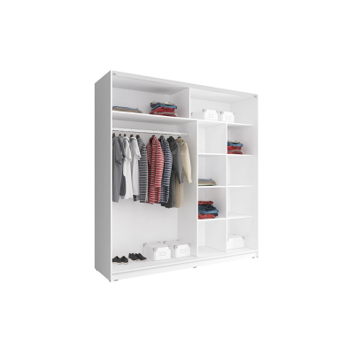 Kleiderschrank 200 cm MELODY 4 – Eiche sonoma