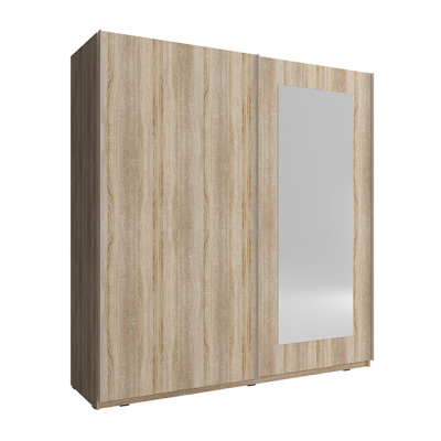 Kleiderschrank 200 cm MELODY 8 – Eiche sonoma