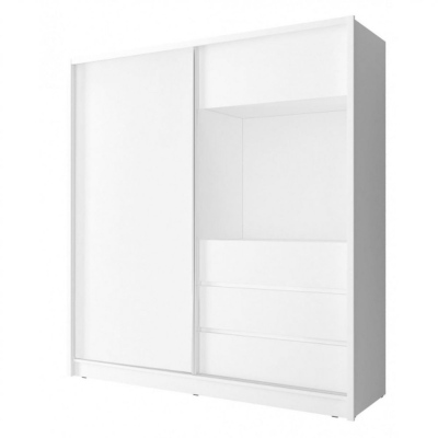 TV-Schrank 200 cm MARKEL – weiß