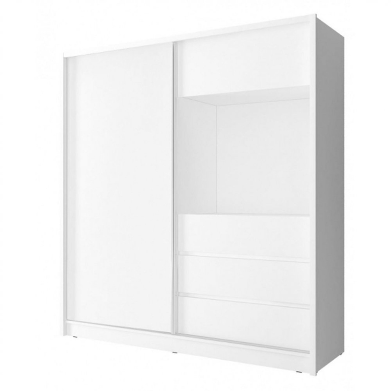 TV-Schrank 200 cm MARKEL – weiß