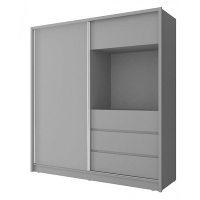 TV-Schrank 200 cm MARKEL – graphit