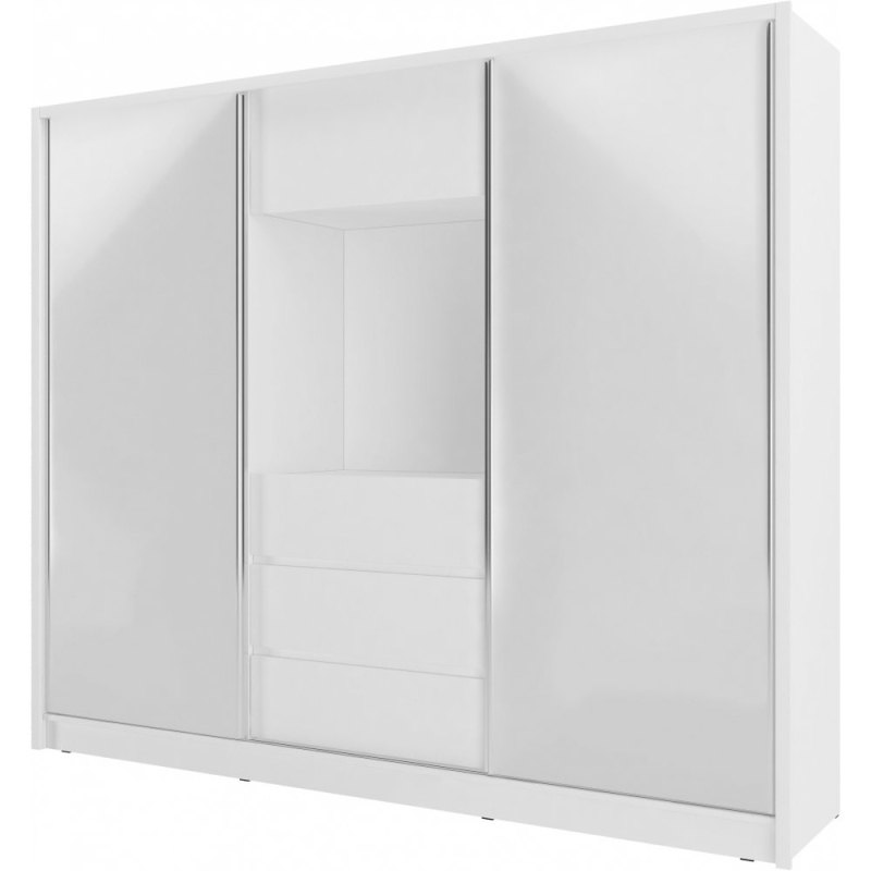 Weißer TV-Schrank 250 cm MARKEL – Weiß