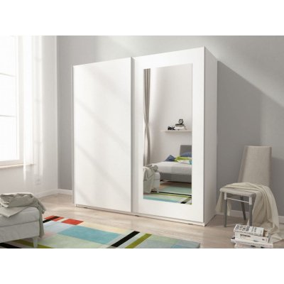 Kleiderschrank 200 cm MELODY 8 – weiß